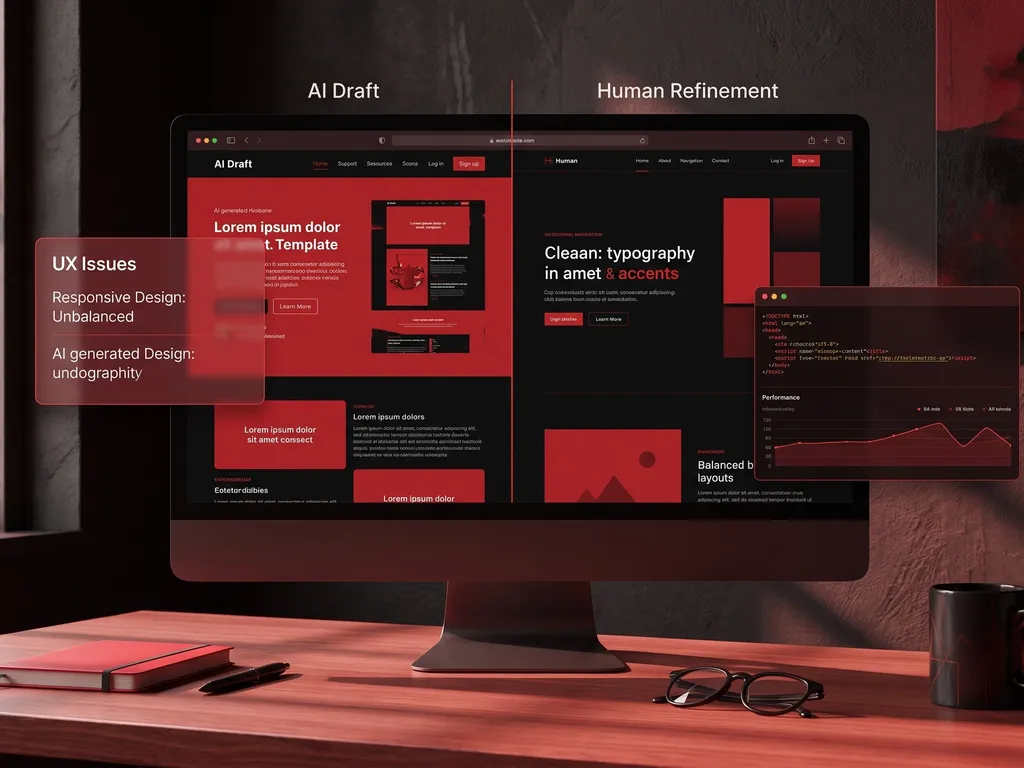 AI built website 